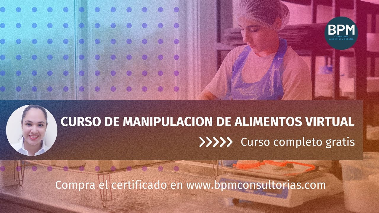 ¡Consigue tu certificado gratis de manipulador de alimentos en curso online!