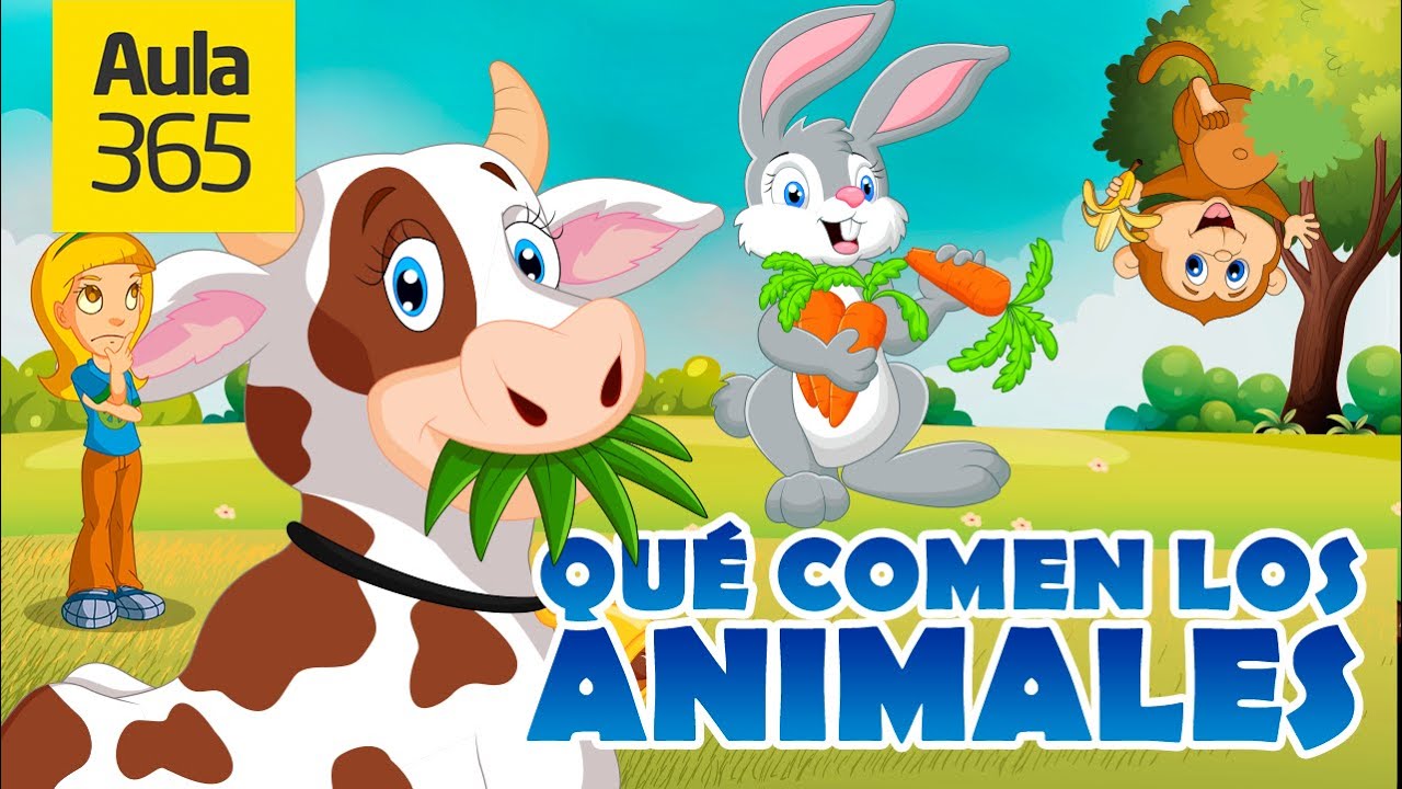 Descubre en YouTube la alimentación de los animales para niños